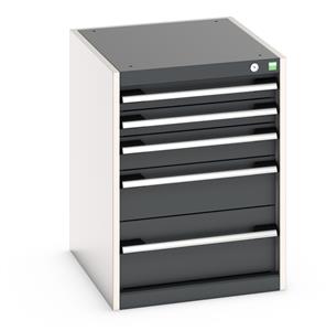 Bott Cubio drawer cabinet with overall dimensions of 525mm wide x 650mm deep x 700mm high... Bott Cubio Drawer Cabinets 525 x 650 Engineering tool storage cabinets